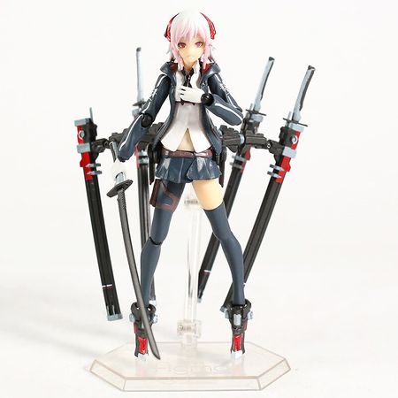 Heavily Armed High School Girls Figure Figma 422 Shi Sex Girl PVC Action Figure Movable Figurine Model Toy
