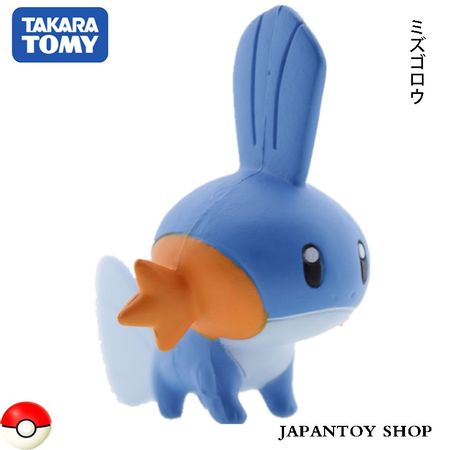 Takara Tomy Tomica Moncolle Ex Pokemon Mudkip Mould Hot Pop Anime Figure Baby Toys  Miniature Diecast Kids Doll