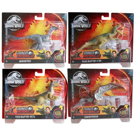 Original Jurassic World Basic Dinosaur Toys Single Model Pterosaur Velociraptor Dinosaur Action Figure Toys for Children Spinosa