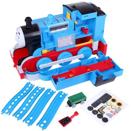 Original Thomas And Friends Large Multi-purpose Station Track Set Electric Locomotive Boy Toy Gift Toys For Children FVC06