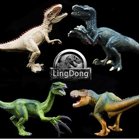 New arrive Jurassic World Dinosaur Toys Plastic Therizinosaurus Tyrannosaurus Rex toy Jurassic Park for children