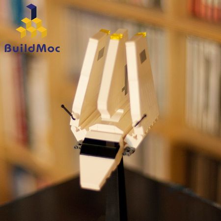 BuildMoc Empire Spaceship Set with figures Building Blocks Brick toy Model kit Educational Kids wars Christmas gift