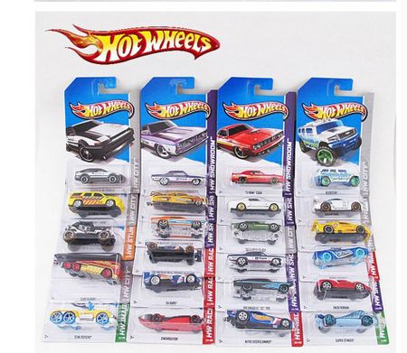 72pcs Original Diecast Hot Wheels Model Cars 1:64 Diecasts & Toy Vehicles Car Toy Hotwheels Toys for Children Boys Kids Gift Set