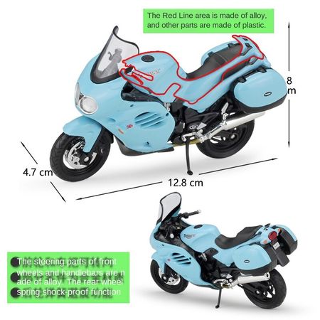 1:18 WELLY Motorcycle 2002 TRIUMPH Trophy Metal Diecast Alloy Model Toys Gift