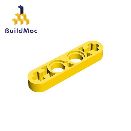 BuildMOC Compatible Assembles Particles 32449 1x4 For Building Blocks Parts DIY LOGO Educational Tech Parts Toys