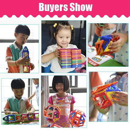 Big Size Magnetic blocks Kids DIY Magnetic Designer Building & Constructor Toy Educational Toys For Children