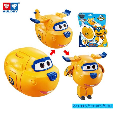 AULDEY Super Wings set twisted toy blind box toy deformation robot Ledi and Duoduohe bag police give children birthday gifts