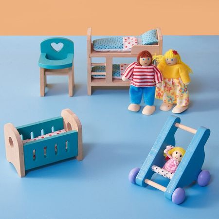 kid room with doll