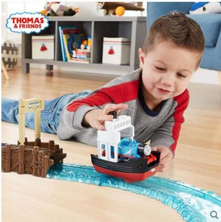 Original Thomas and Friends Trackmaster Boat&sea Set Electric Series Ocean Adventure Suit Diecast FJK49 Best Gift for Boy Toys