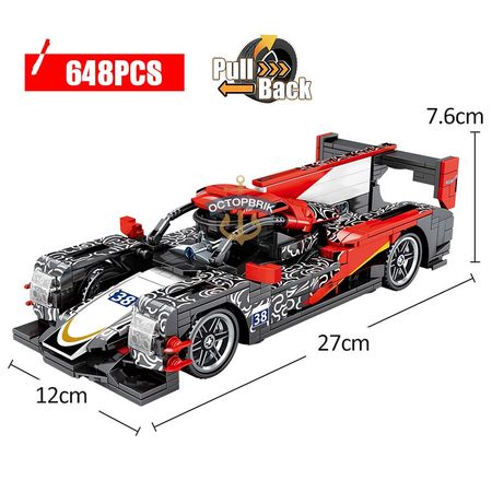 WEC Creator RC Fit Lego F1 Raching Car Building Blocks Le Mansed 1:14 MOC Technic Remote Control Vehicle Bricks Toys