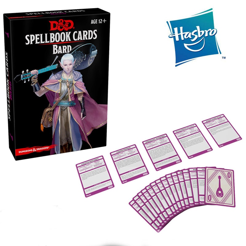 128 cards Spellbook Cards Dungeons & Dragons Bard